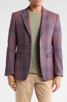 T.R. PREMIUM Slim Fit Two Button Blazer