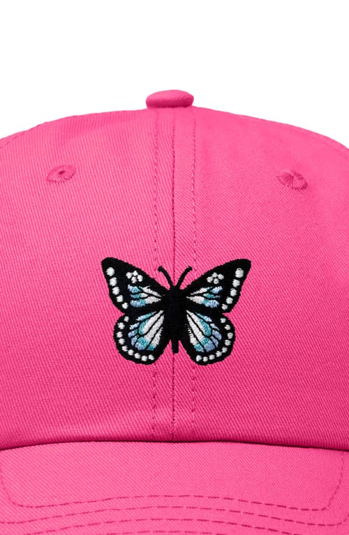 Dalix Butterfly Hat In Hot Pink