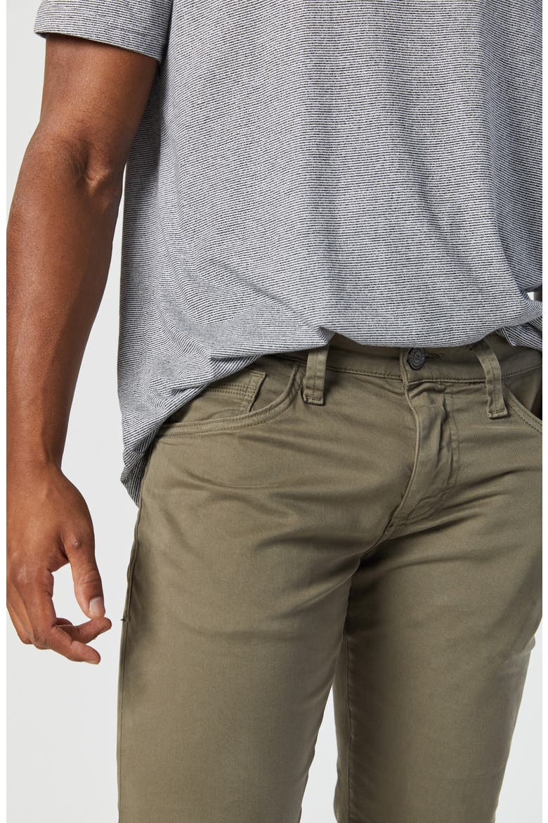 Jake Slim Fit Twill Pants, Alternate, color, OLIVE TWILL