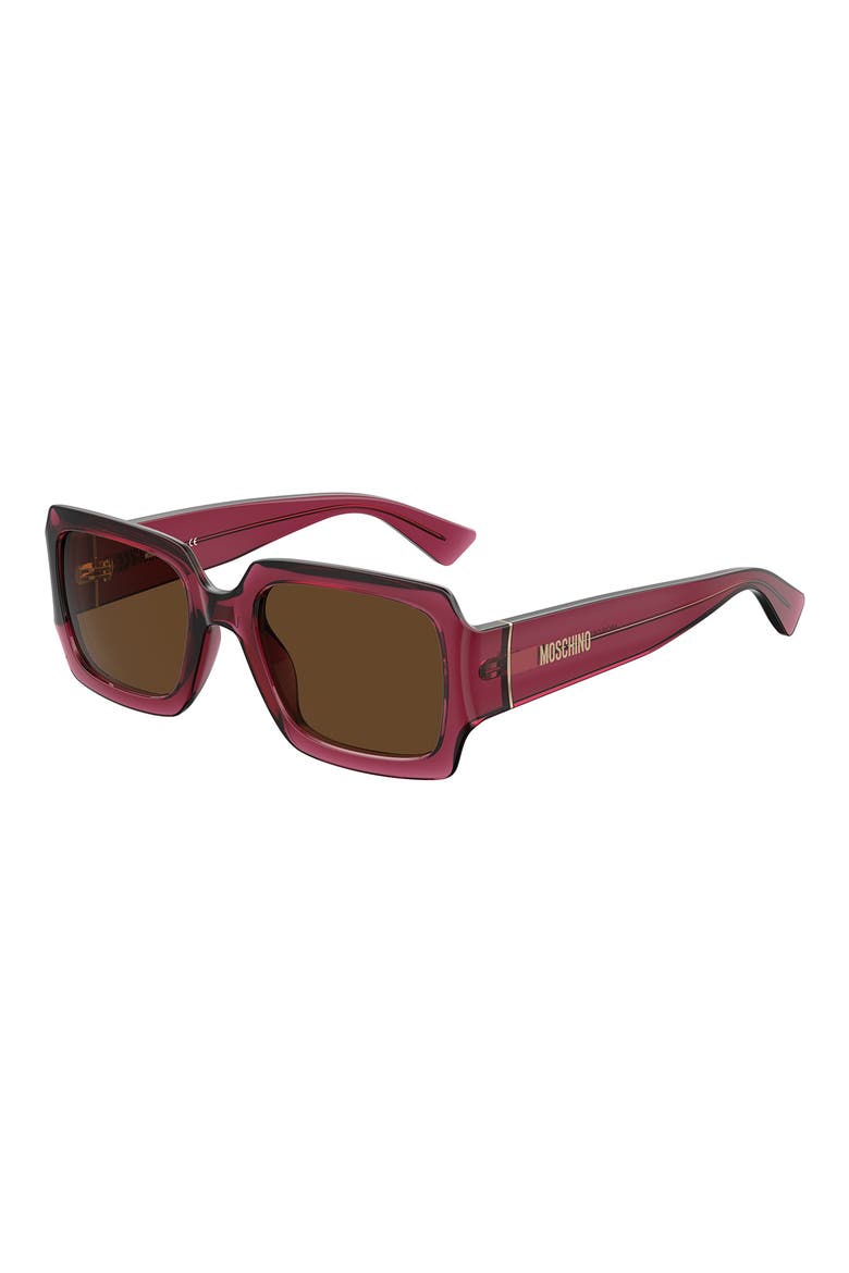 53mm Rectangular Sunglasses, Alternate, color, 0C9A-70