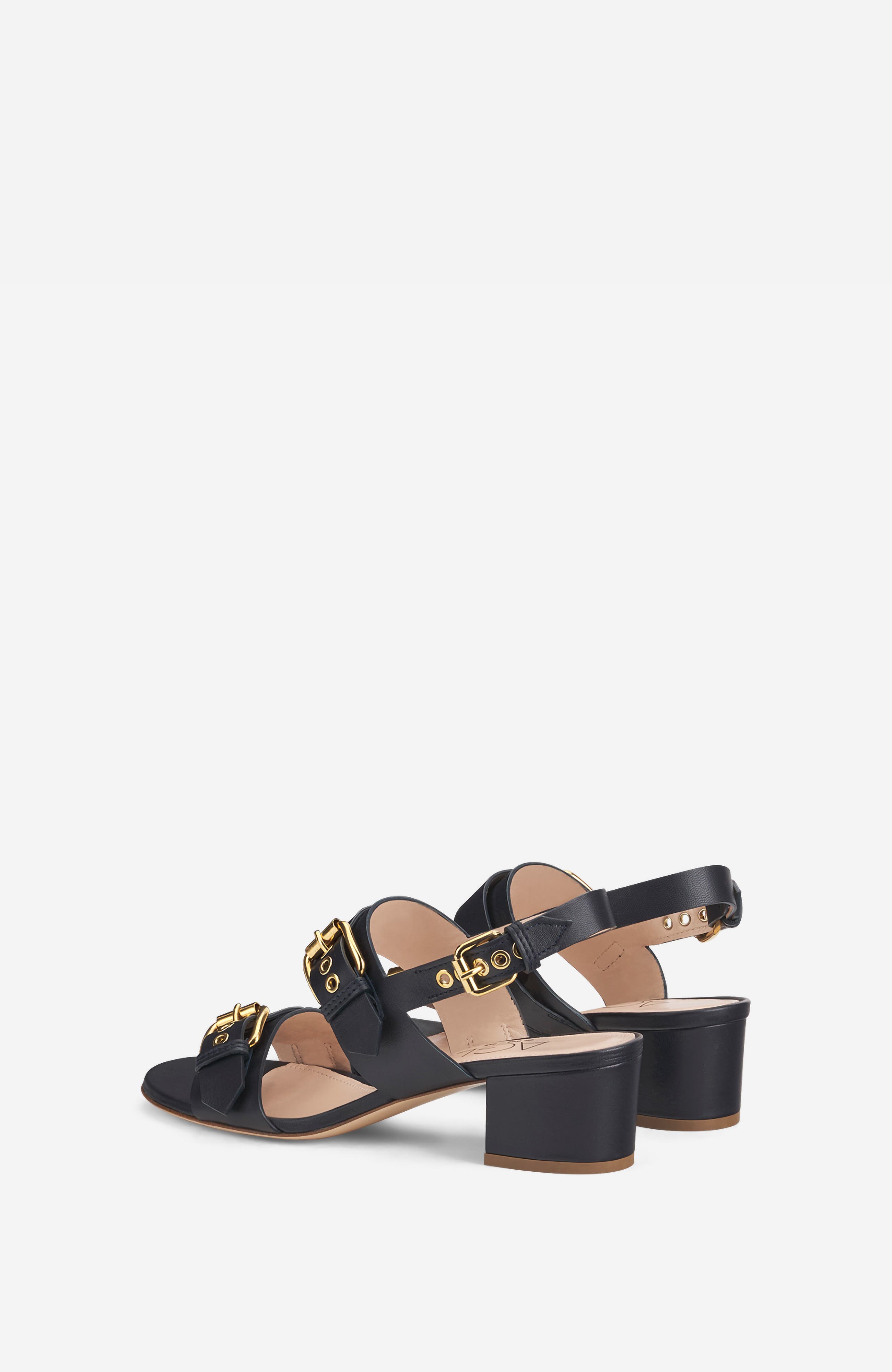AGL Lala Straps Sandal with Buckles, Alternate, color, Night