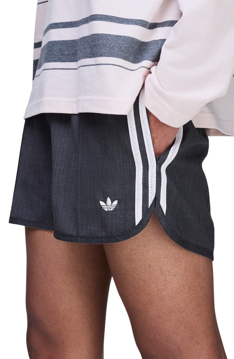 adidas x Wales Bonner Wool Blend Twill Shorts, Alternate, color, Dark Grey Heather