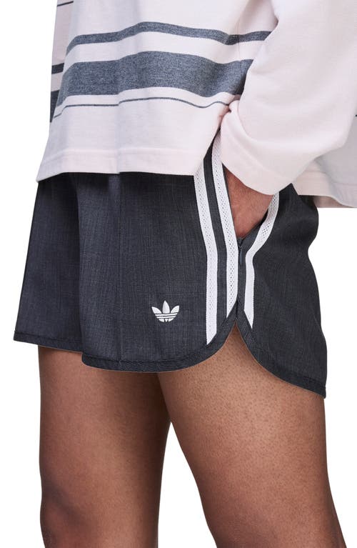 Adidas Originals Adidas X Wales Bonner Wool Blend Twill Shorts In Gray