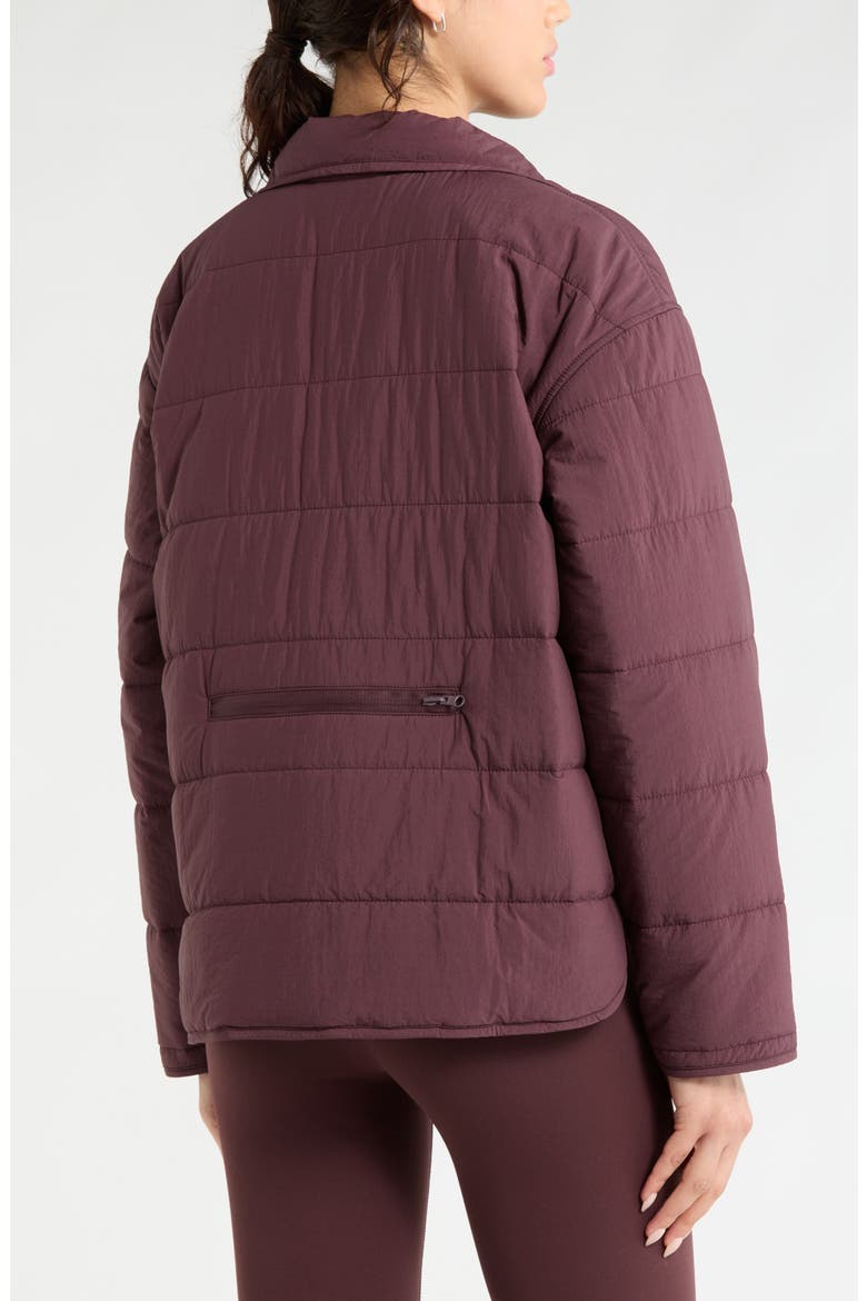 Quilted Packable Jacket, Alternate, color, BURGUNDY FUDGE
