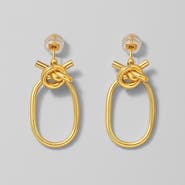 Ivy & Pearl Co. The Ellington Knot Drop Earrings