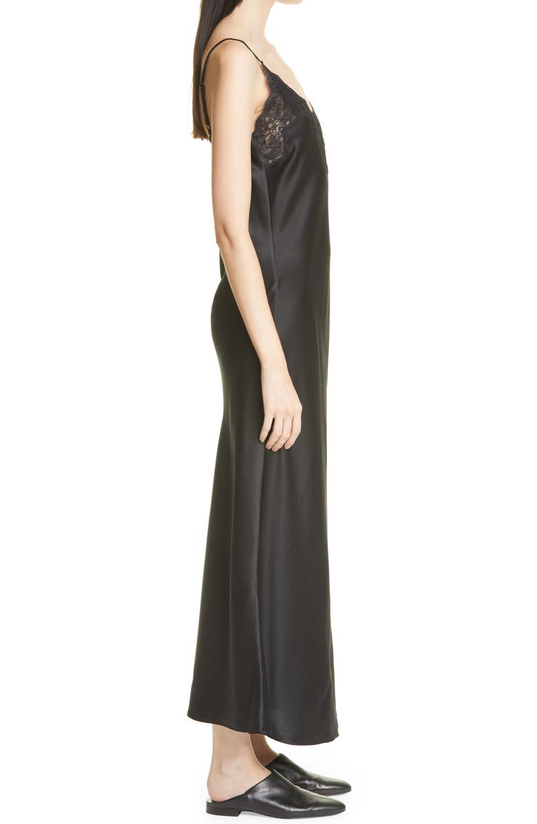 CO Lace Trim Silk Slipdress, Alternate, color, 