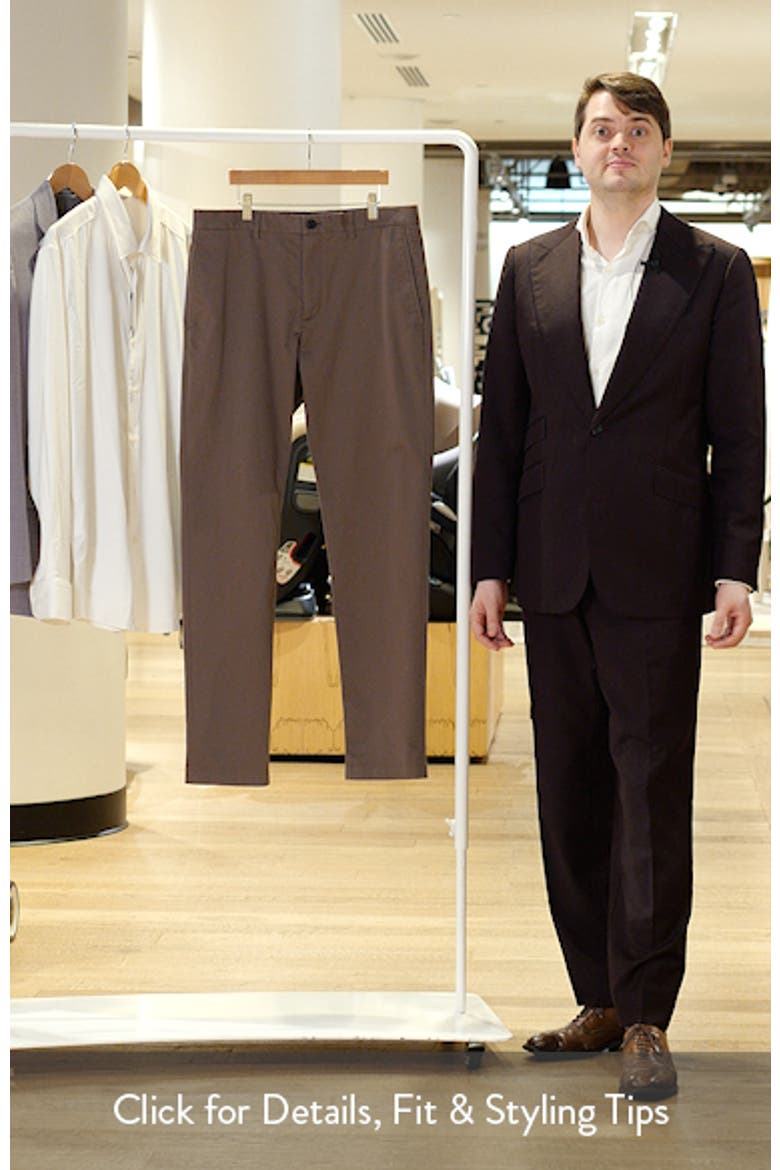 Zaine Slim Chino in Moonsoft Cotton Blend Trousers (Men) | Nordstrom