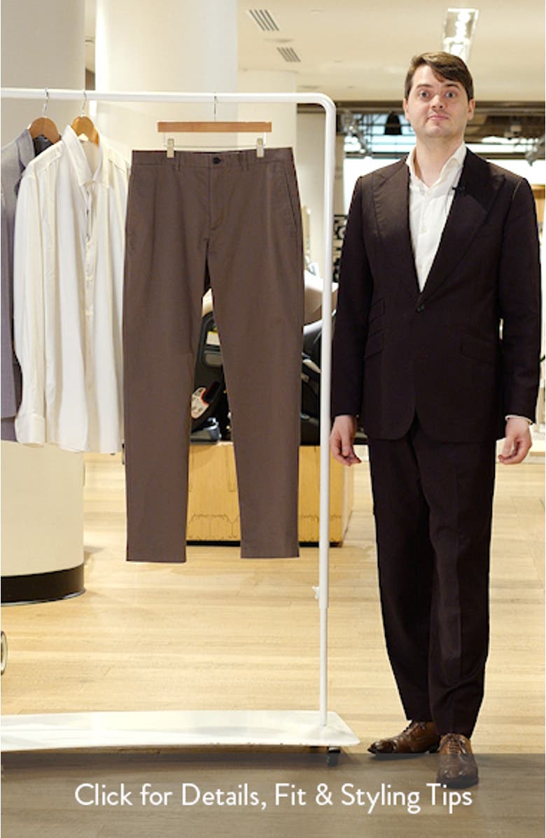 Zaine Slim Chino in Moonsoft Cotton Blend Trousers, sales video thumbnail