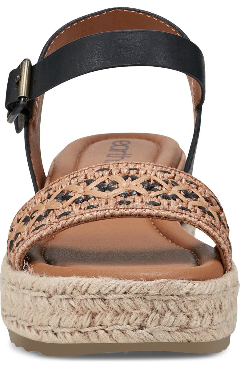 Earth<sup>®</sup> Collins Ankle Strap Espadrille Platform Wedge Sandal, Alternate, color,