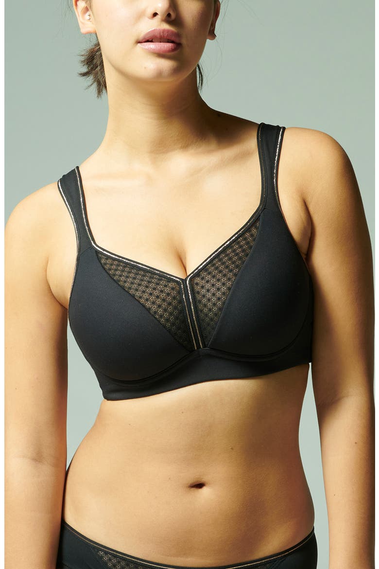 Harmony Underwire Sports Bra, Alternate, color, BLACK
