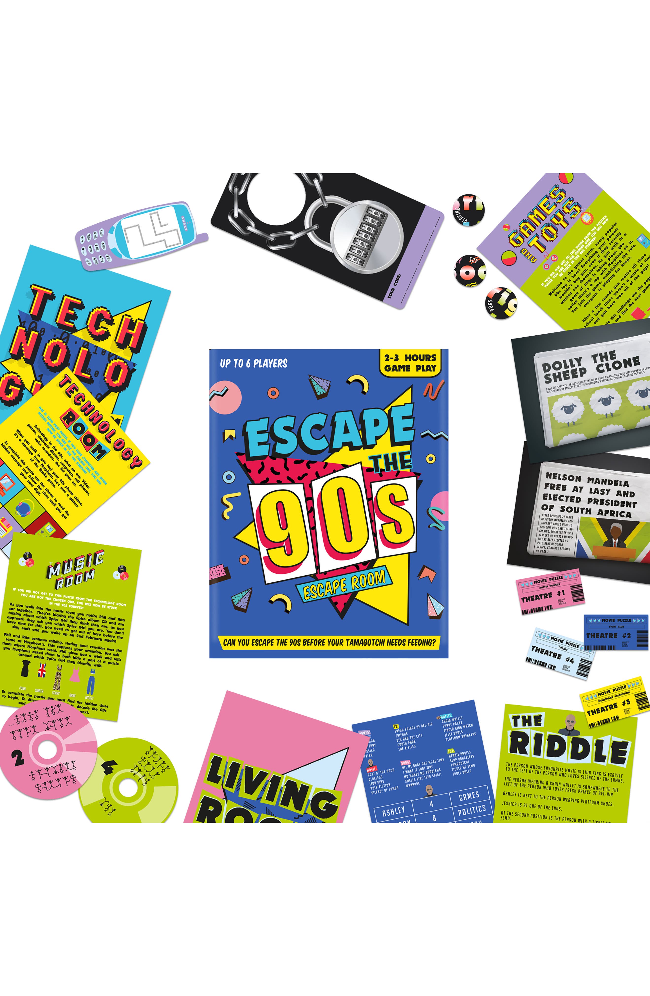 GIFT REPUBLIC Escape the '90s Escape Room Game | Nordstromrack