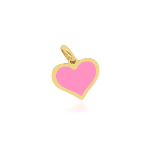 Bubblegum Pink Heart Charm