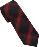 DKNY Large Plaid Tie