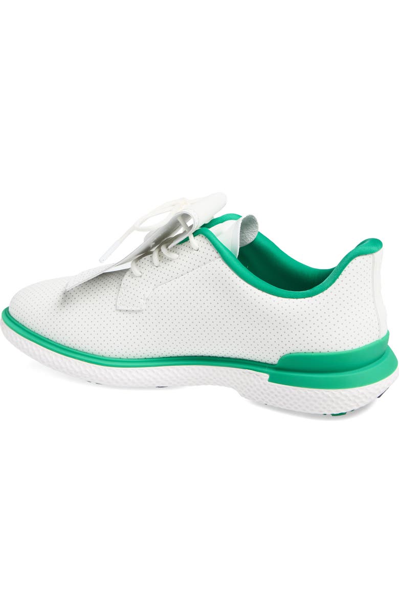 G/FORE Gallivant2r Perforated Kiltie Golf Shoe, Alternate, color, Snow/ Clover
