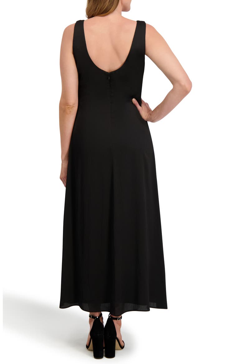 Roxanne Cowl Neck Sleeveless Maxi Dress, Alternate, color, BLACK ONYX