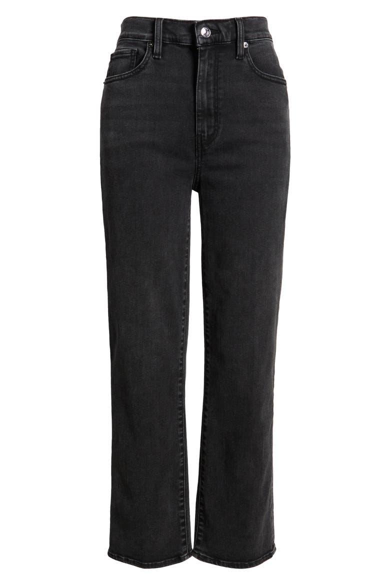 Le Sleek High Waist Ankle Straight Leg Jeans, Alternate, color, JITTER