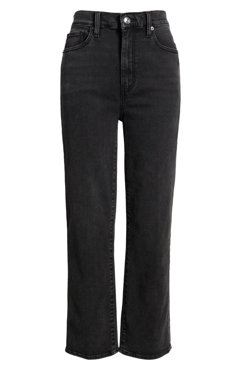 FRAME Le Sleek High Waist Ankle Straight Leg Jeans, Alternate, color, Jitter