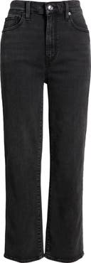 FRAME Le Sleek High Waist Ankle Straight Leg Jeans