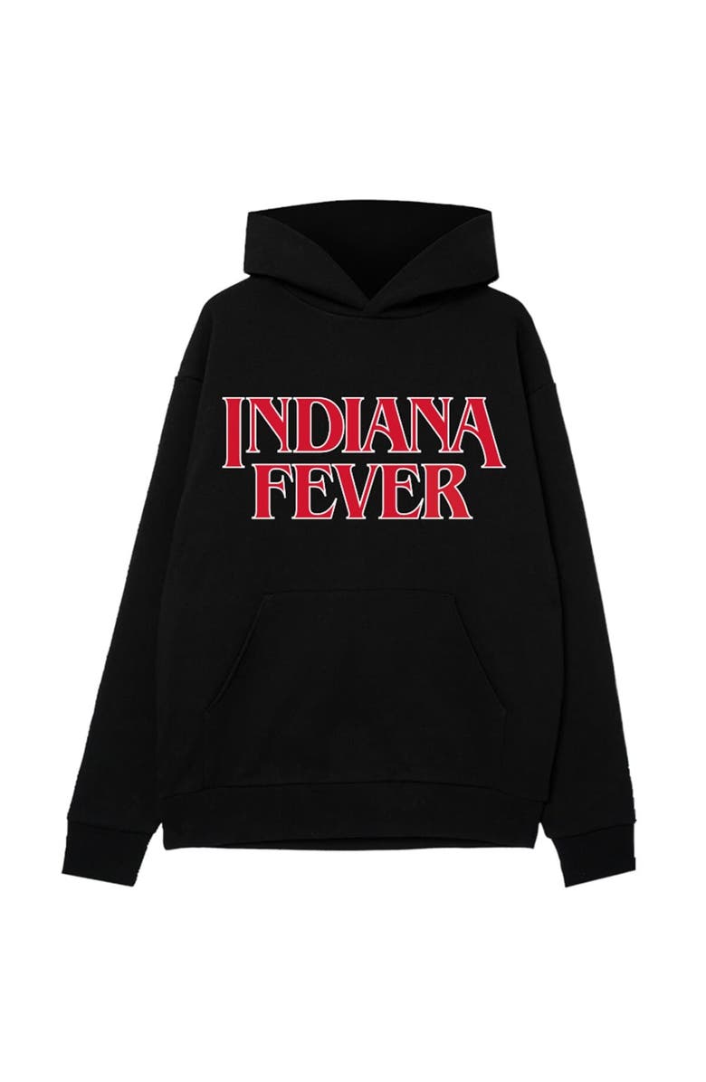 round21 Unisex round21 Black Indiana Fever Stranger Things Premium Relaxed Hoodie, Alternate, color,