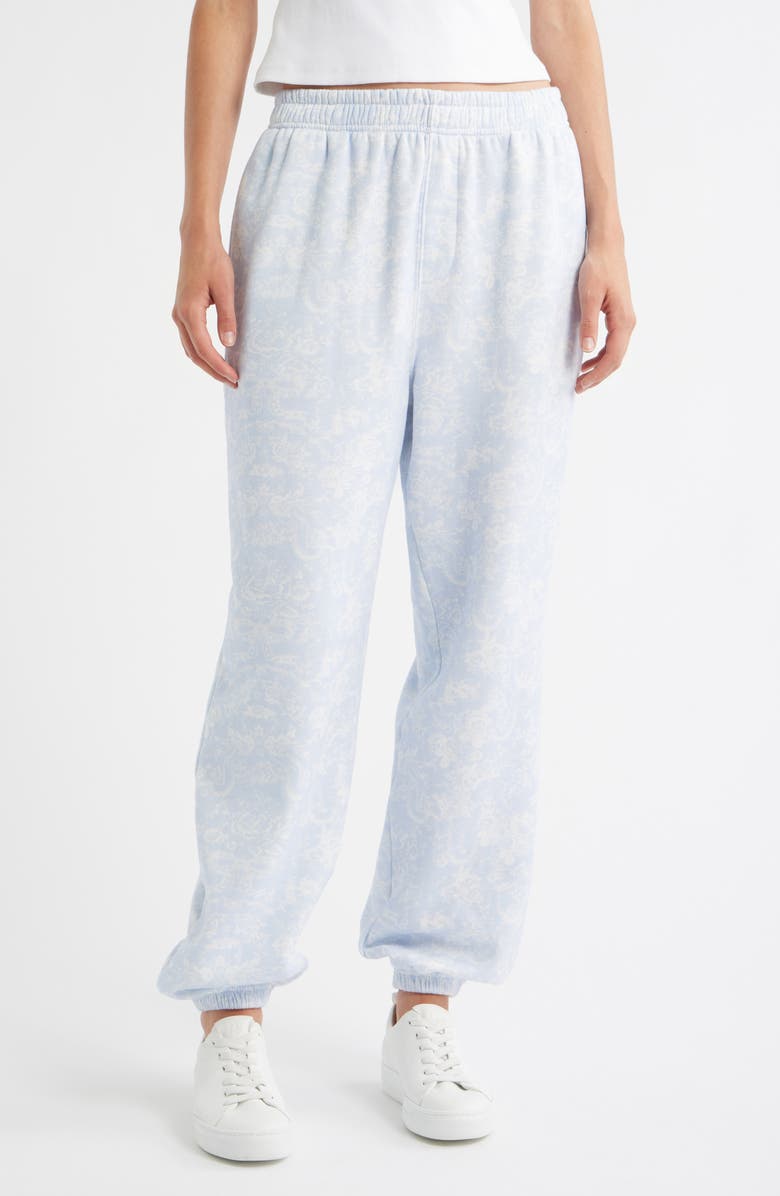 LoveShackFancy Lila Joggers, Main, color, Blue Cove