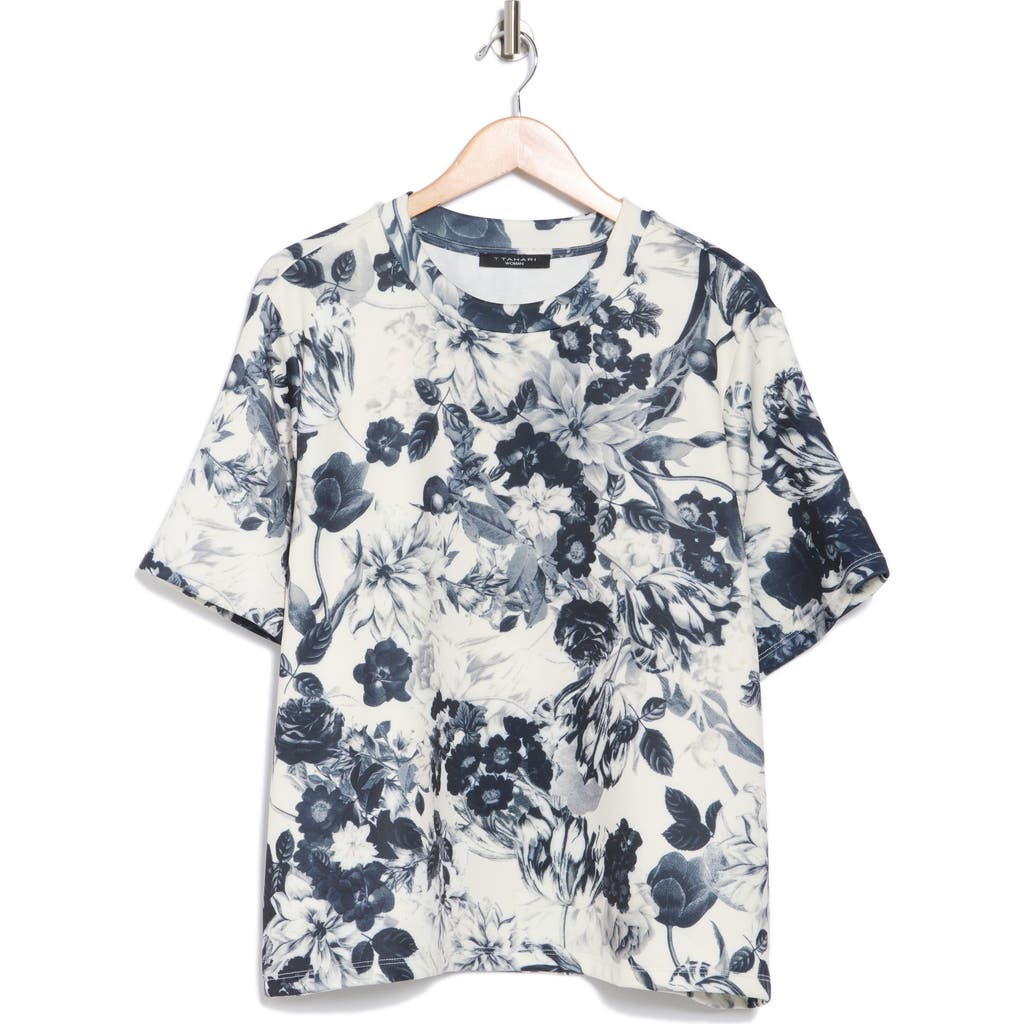 T Tahari Print Scuba T-shirt