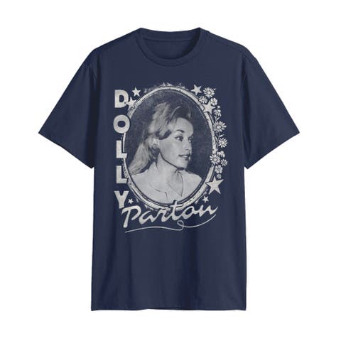 Men's Distressed Stars Portrait Short Sleeve T-Shirt