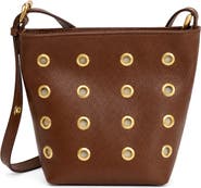 Persaman New York Claudia Studded Leather Shoulder Bag