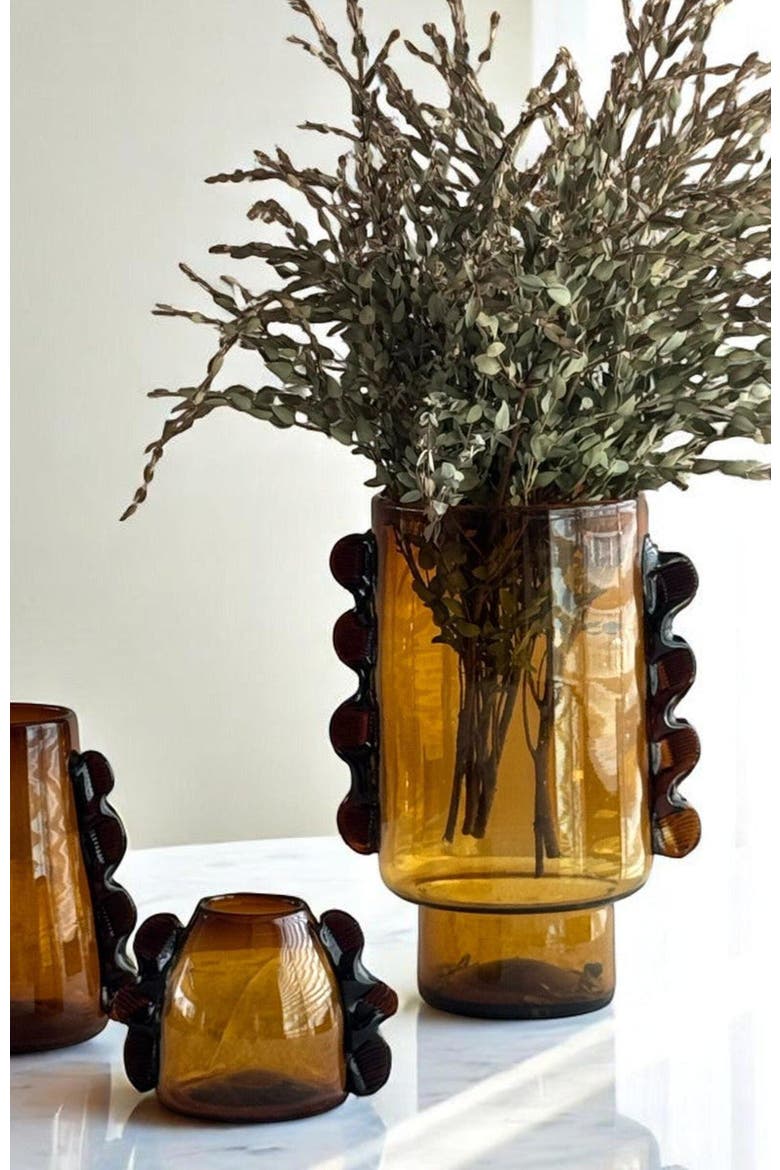 Dalia Bud Vase, Alternate, color, Brown