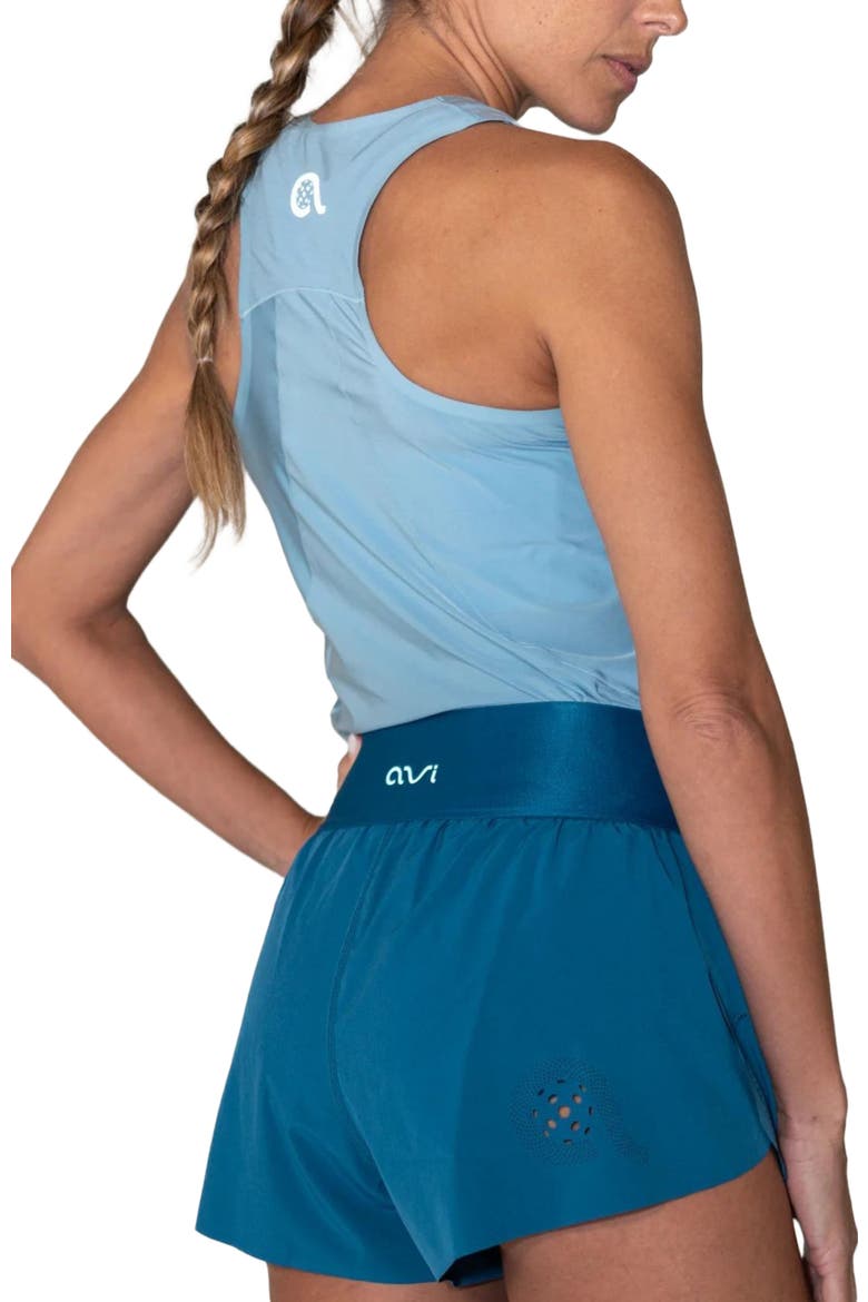 Pickleball Court Short, Alternate, color, Blue Coral