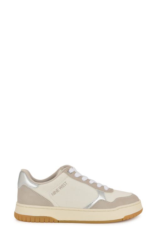 Shop Nine West Nenya Sneaker In Ivory/taupe