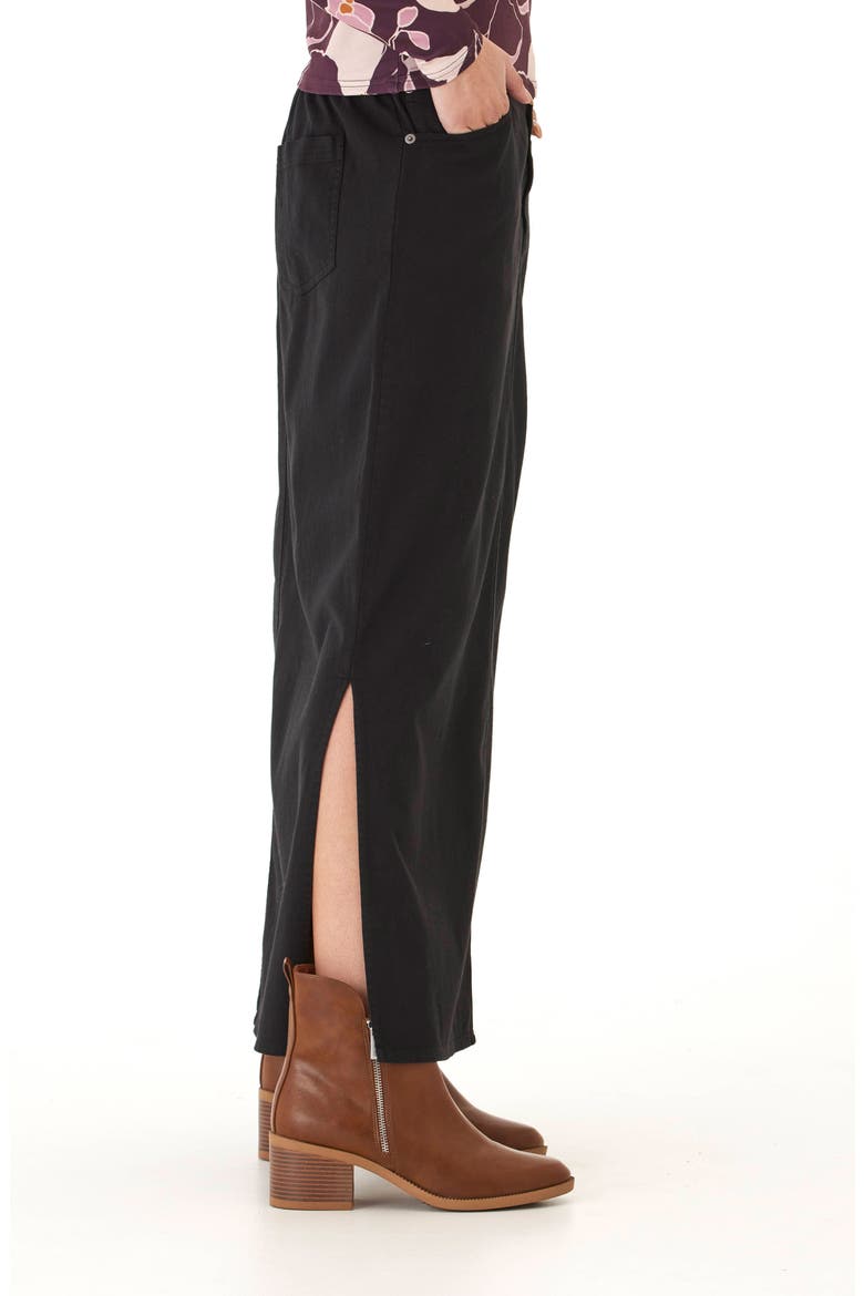 Delanie Stretch Maxi Skirt, Alternate, color, BLACK