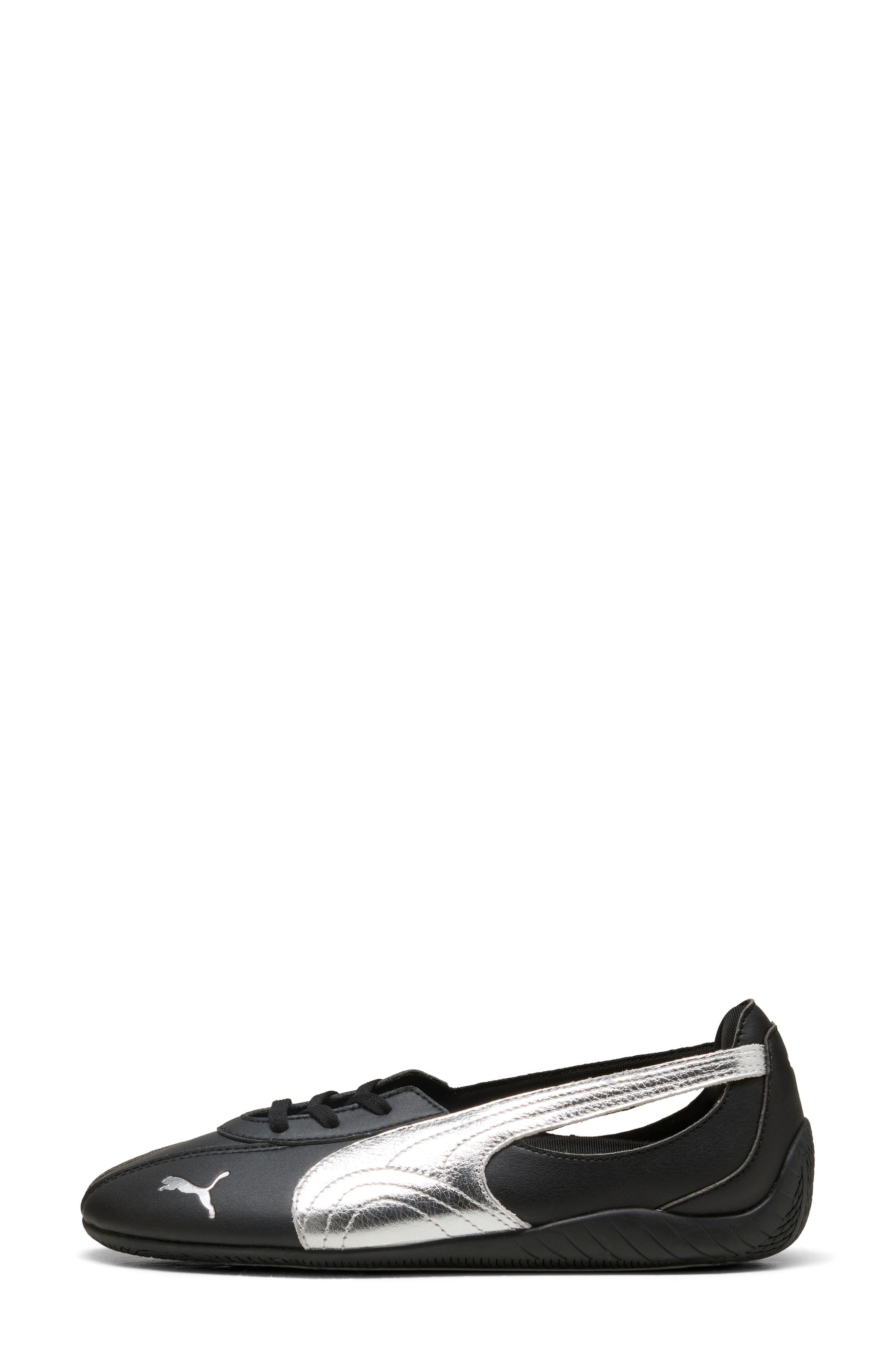 Speedcat Ballet Nova Metallic Sneaker, Alternate, color, PUMA BLACK/ PUMA SILVER