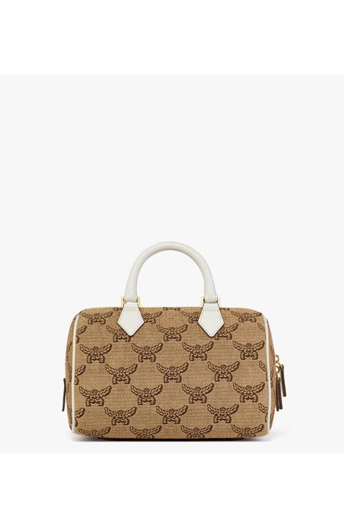 Mcm Ella Boston Bag In Beige
