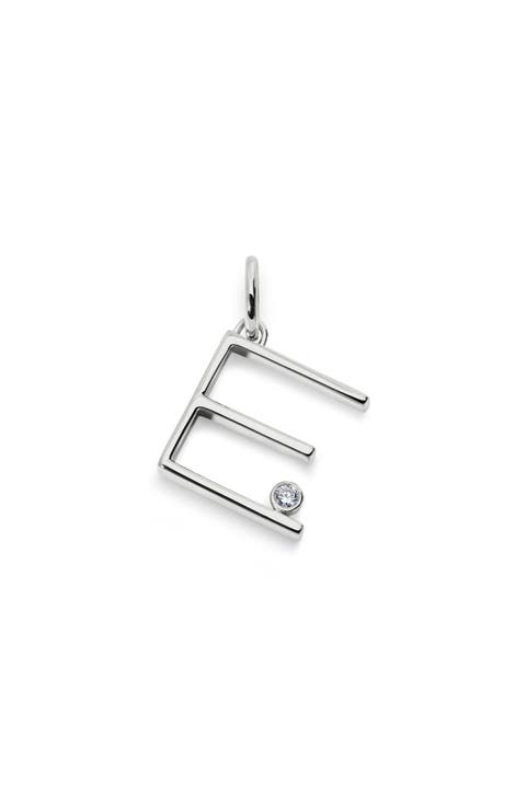 Lab Grown Diamond Initial Pendant