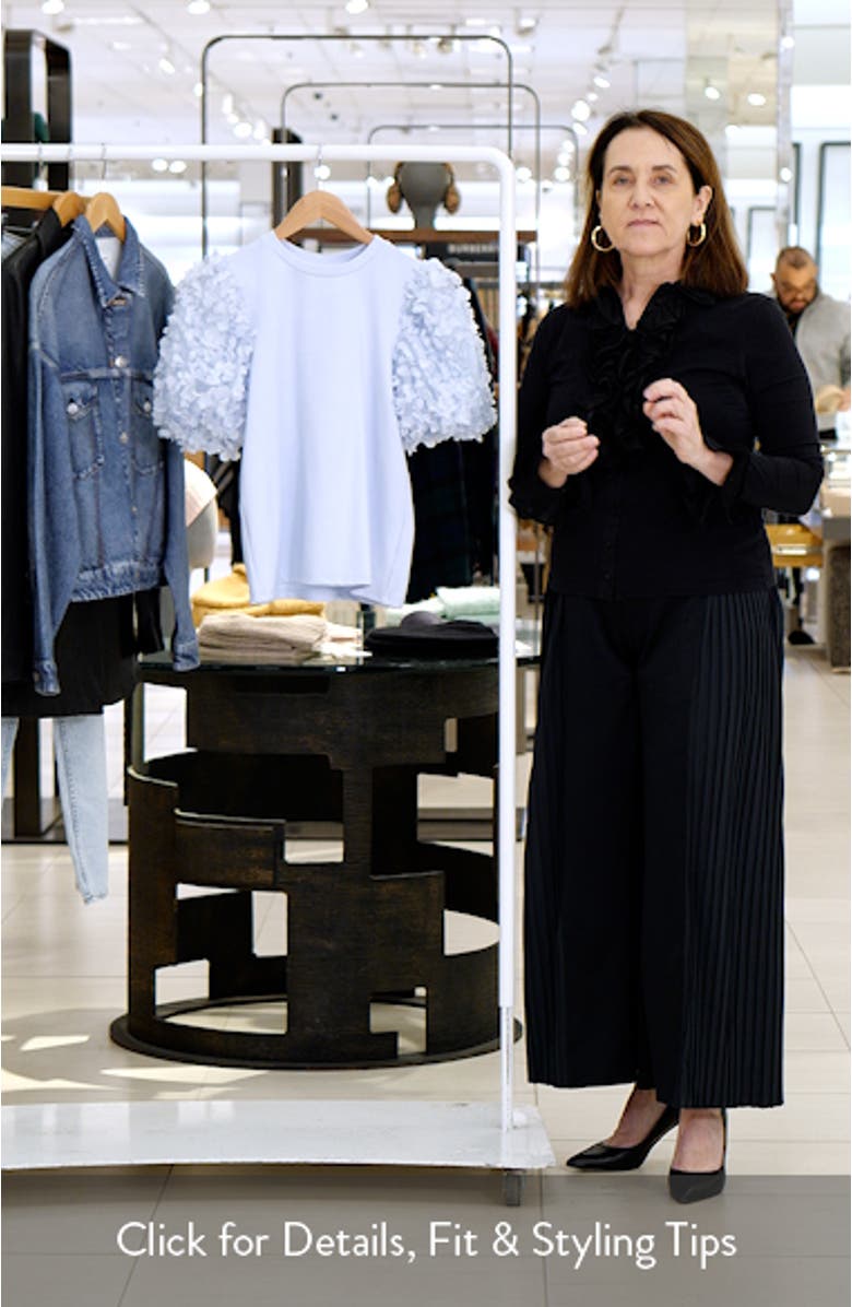 Flower Mixed Media Top, sales video thumbnail