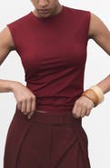 MANGO Fitted Sleeveless Top