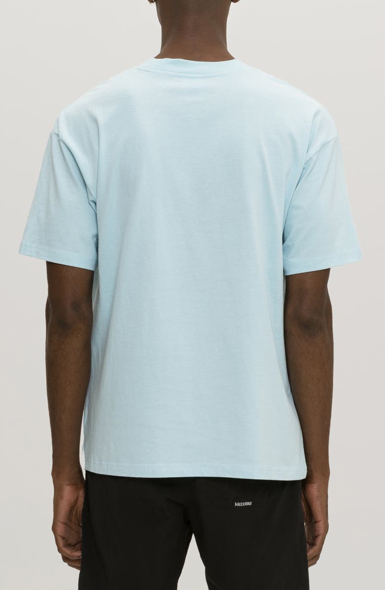 Maui & Sons x Pabst Blue Ribbon Shark Graphic T-Shirt, Alternate, color, Light Blue