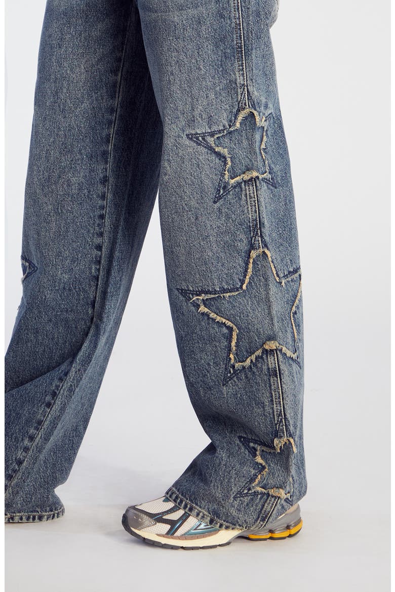 Casey Low Rise Baggy Jeans, Alternate, color, MEDIUM INDIGO