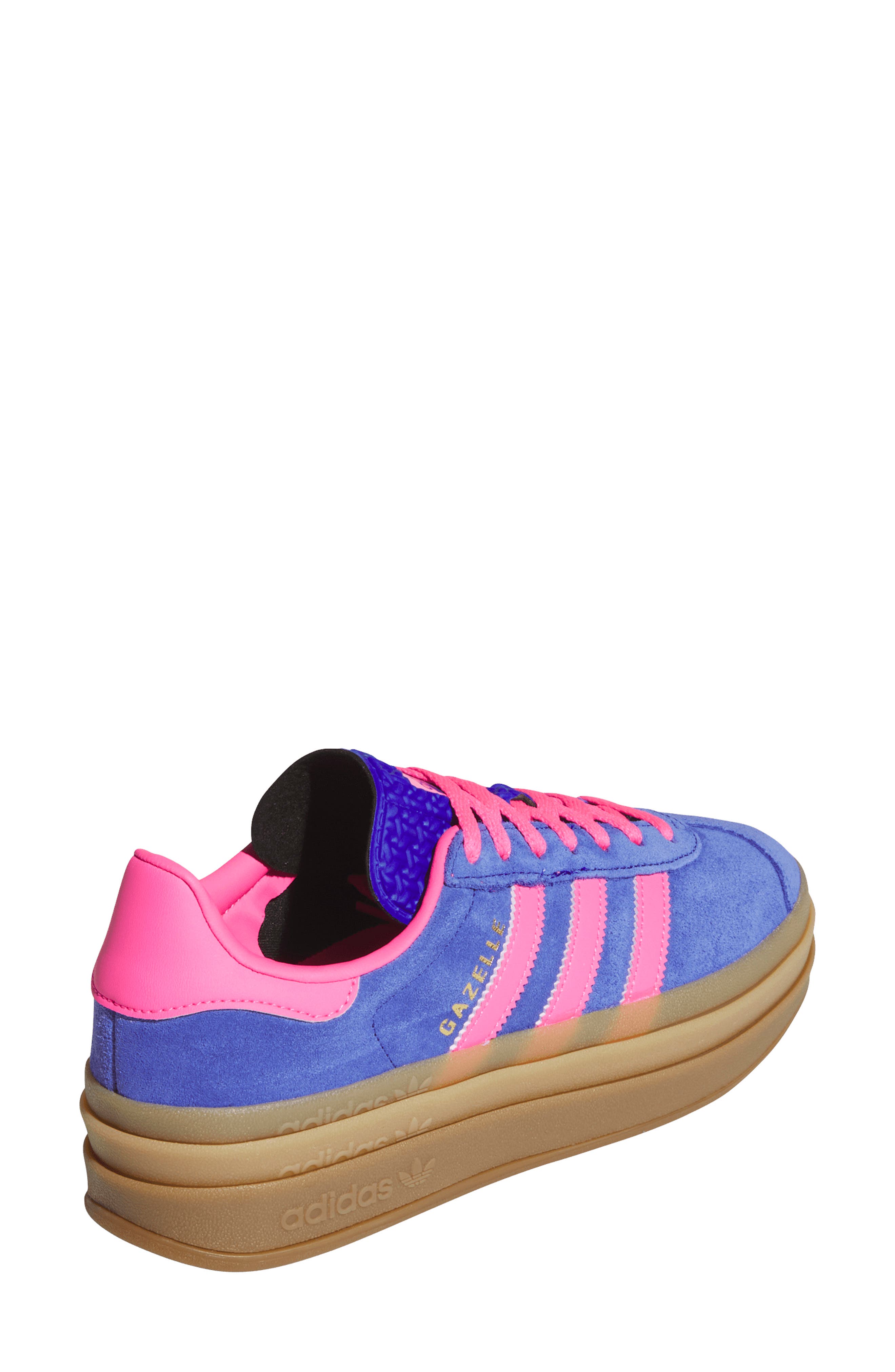Gazelle Bold Platform Sneaker, Alternate, color, LUCID BLUE/ LUCID PINK/ GOLD