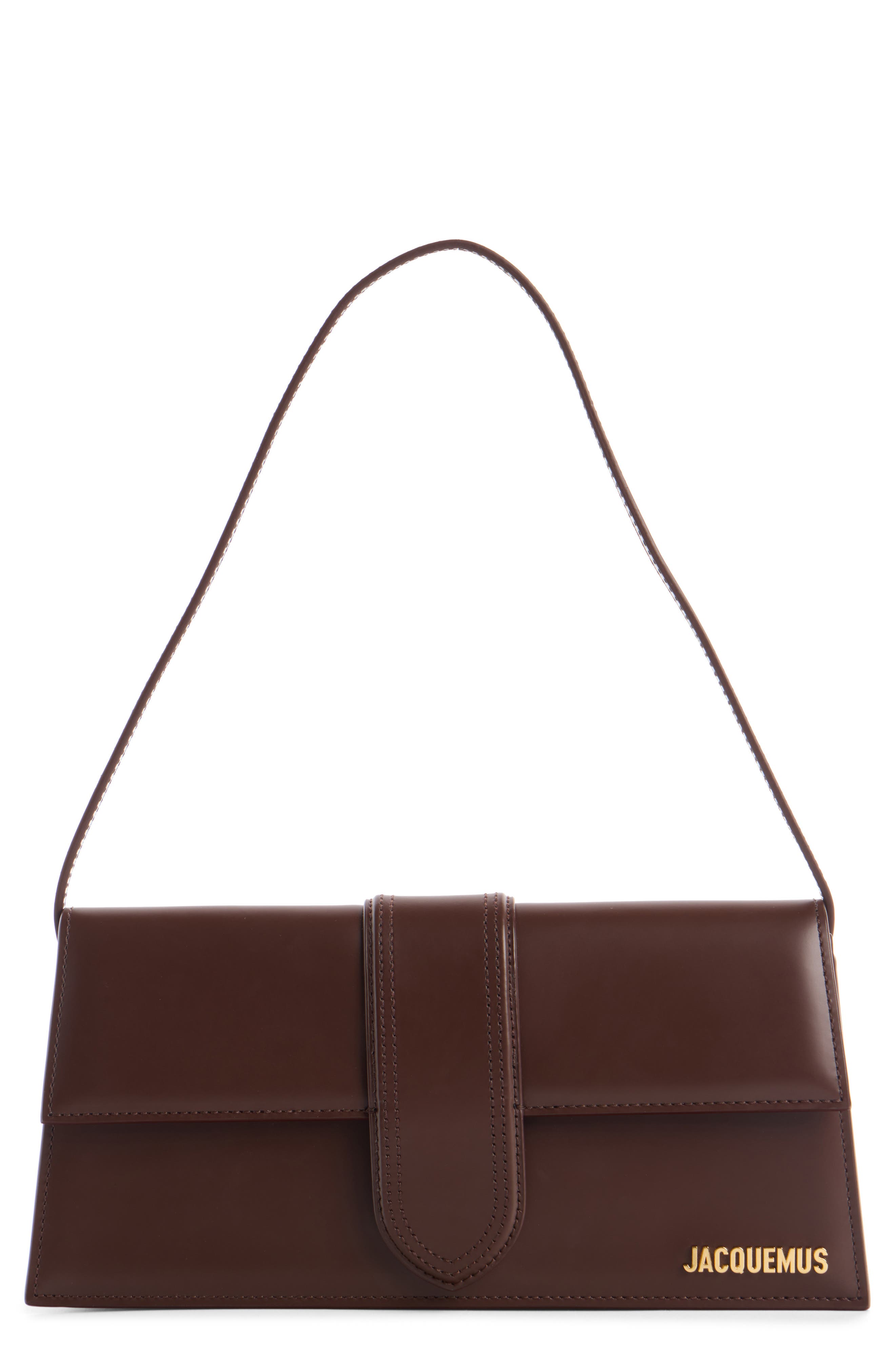 Jacquemus Le Bambino Long Shoulder Bag, Main, color, Brown 850