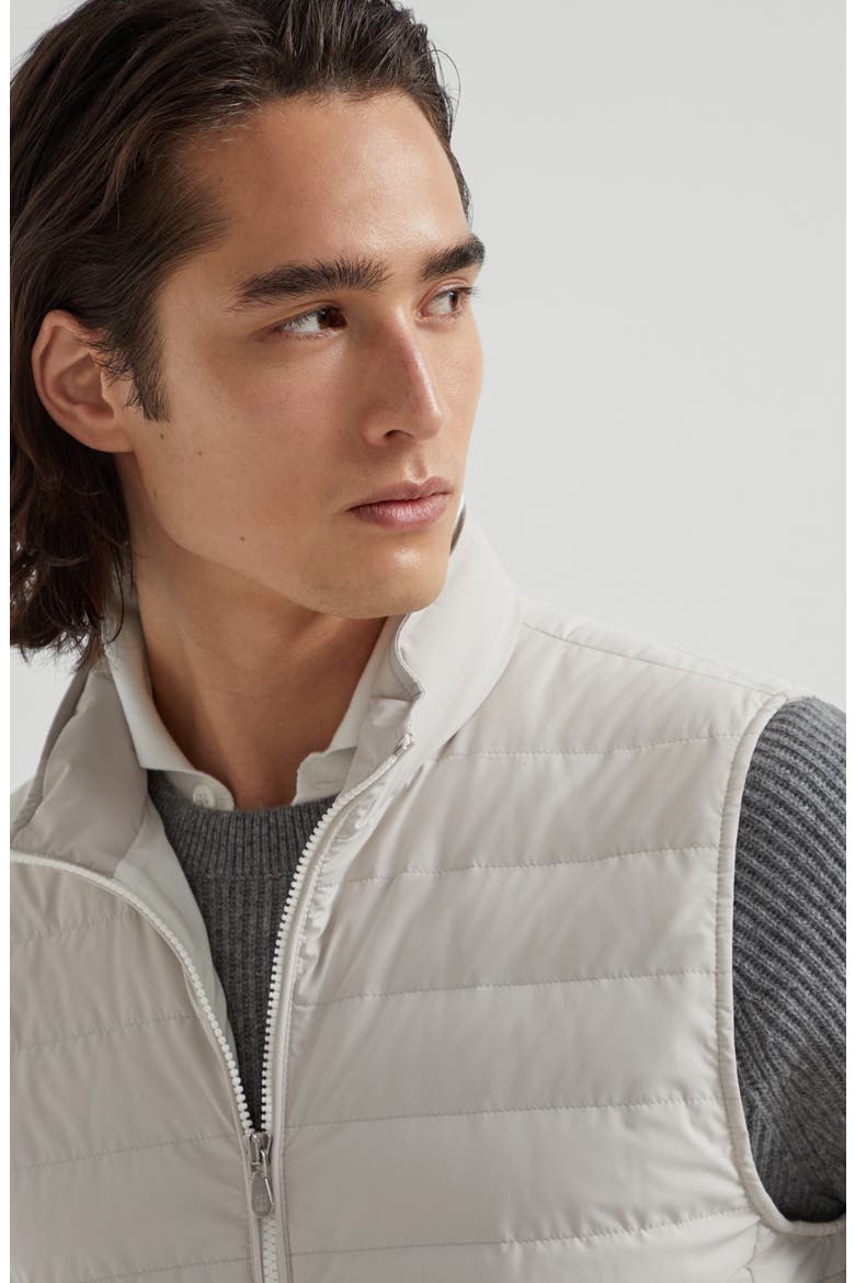 Lightweight down vest, Alternate, color, Ivory