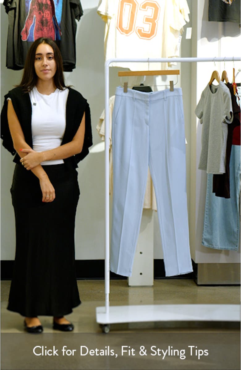 Cady Crepe Straight Leg Pants, sales video thumbnail