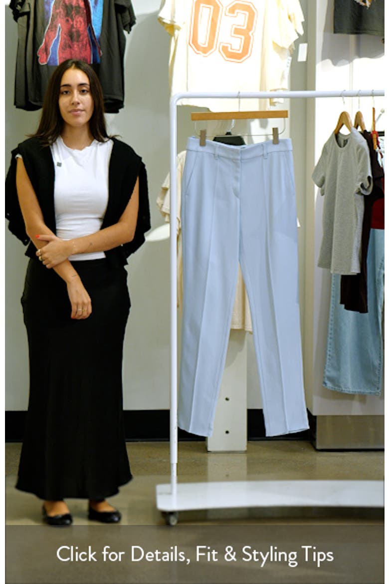 Cady Crepe Straight Leg Pants video