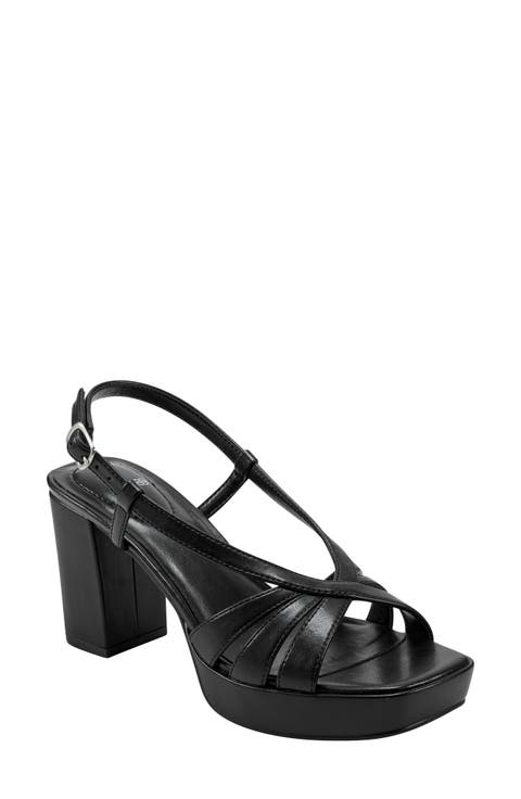 HANGISLI | Black Satin Jewel Buckle Slingback Pumps | Manolo