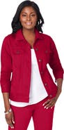 Jessica London Classic Cotton Denim Jacket