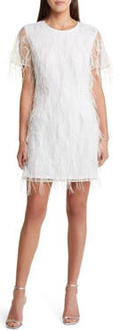 Milly Rana Feather Minidress