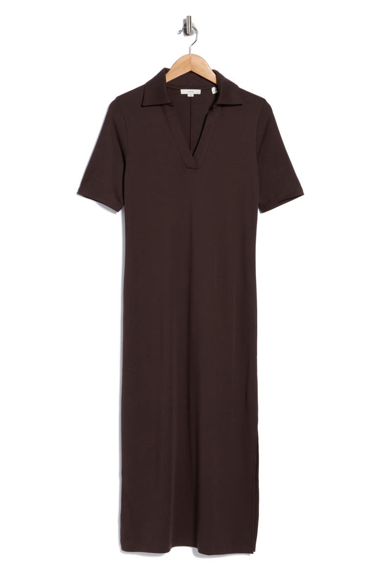 Short Sleeve Cotton Polo Dress (Women) | Nordstromrack