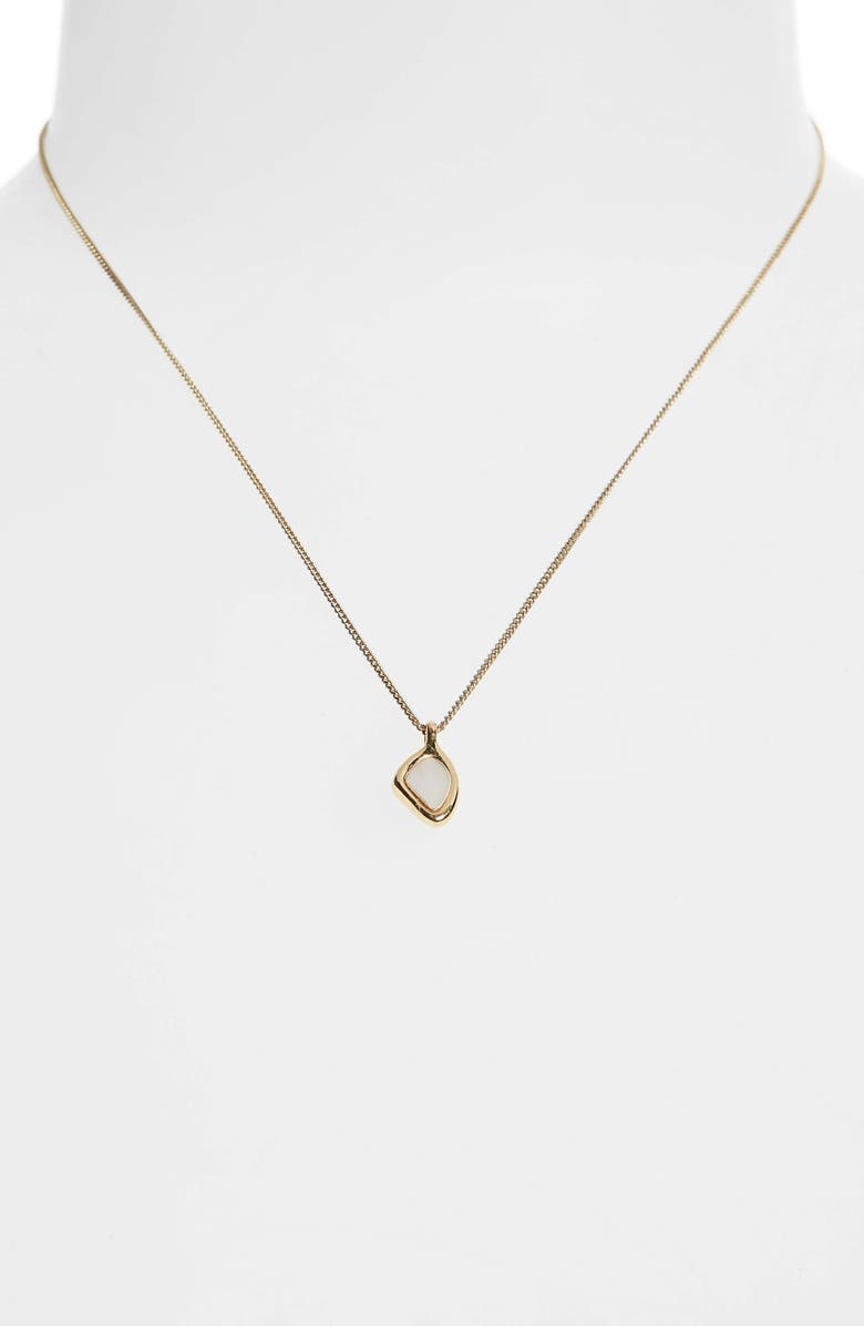 JENNY BIRD Cala Mother-of-Pearl Pendant Necklace, Main, color, 