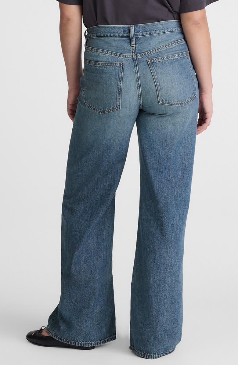 Madewell Ultimate Wide Leg Jeans, Alternate, color, Pickett Wash