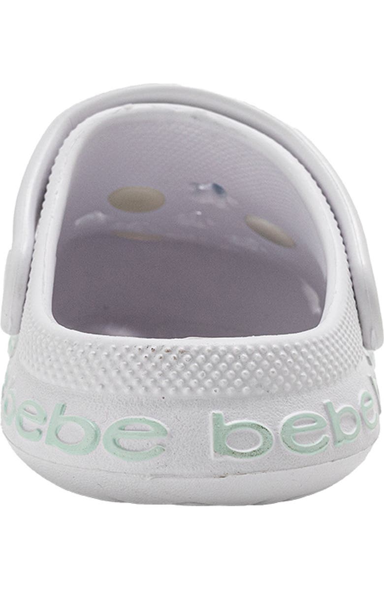 bebe Kids' Caetana Clog, Alternate, color, White
